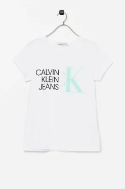 Calvin Klein Topp Hybrid Logo Slim T-Shirt Best