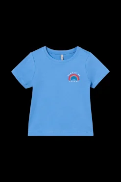 KIDS ONLY Topp Kmgkita Reg S/S Rainbow Emb Top Box Best Sale