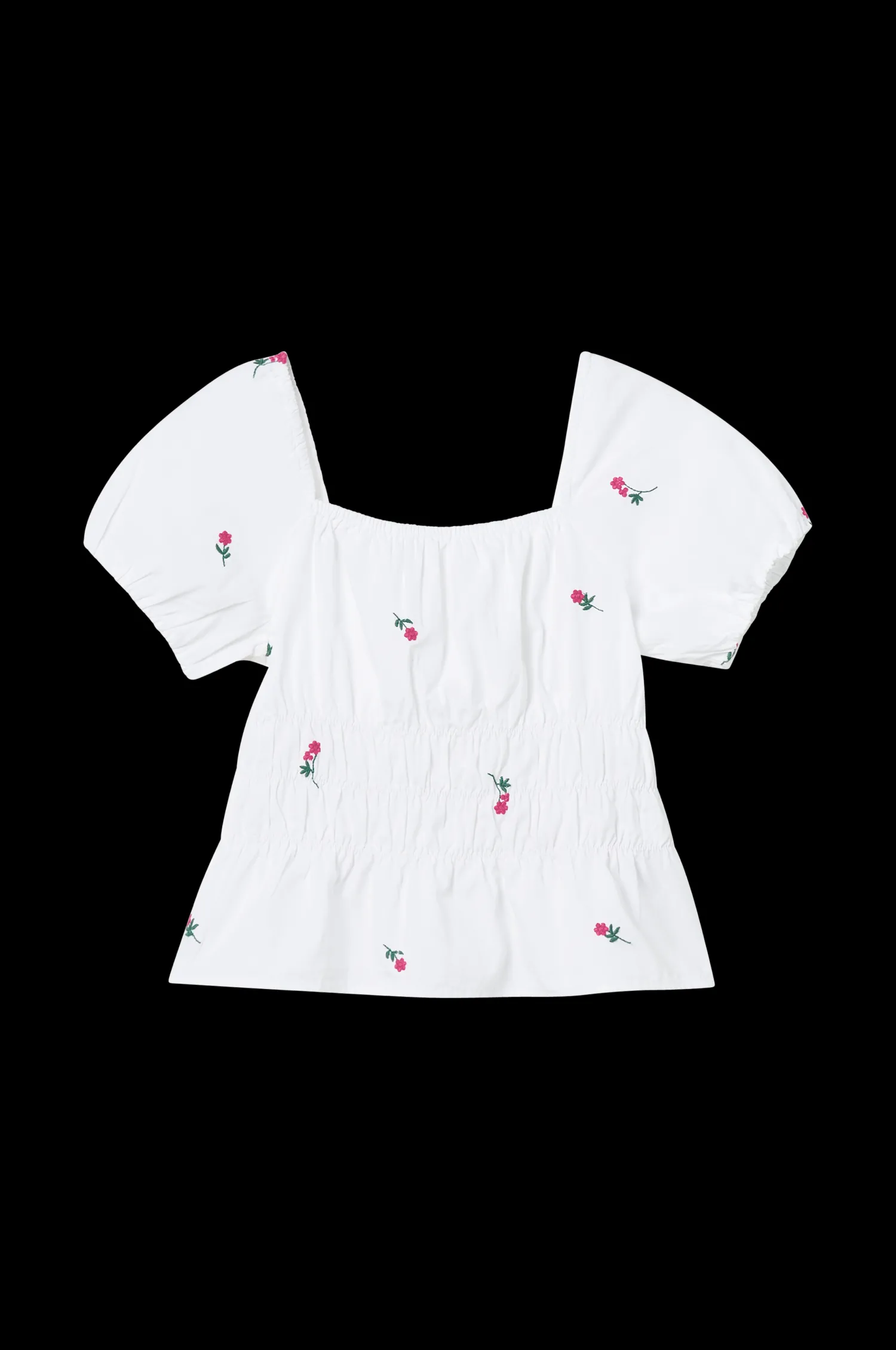 KIDS ONLY Topp Kograven Ss Emb Top Wvn Clearance