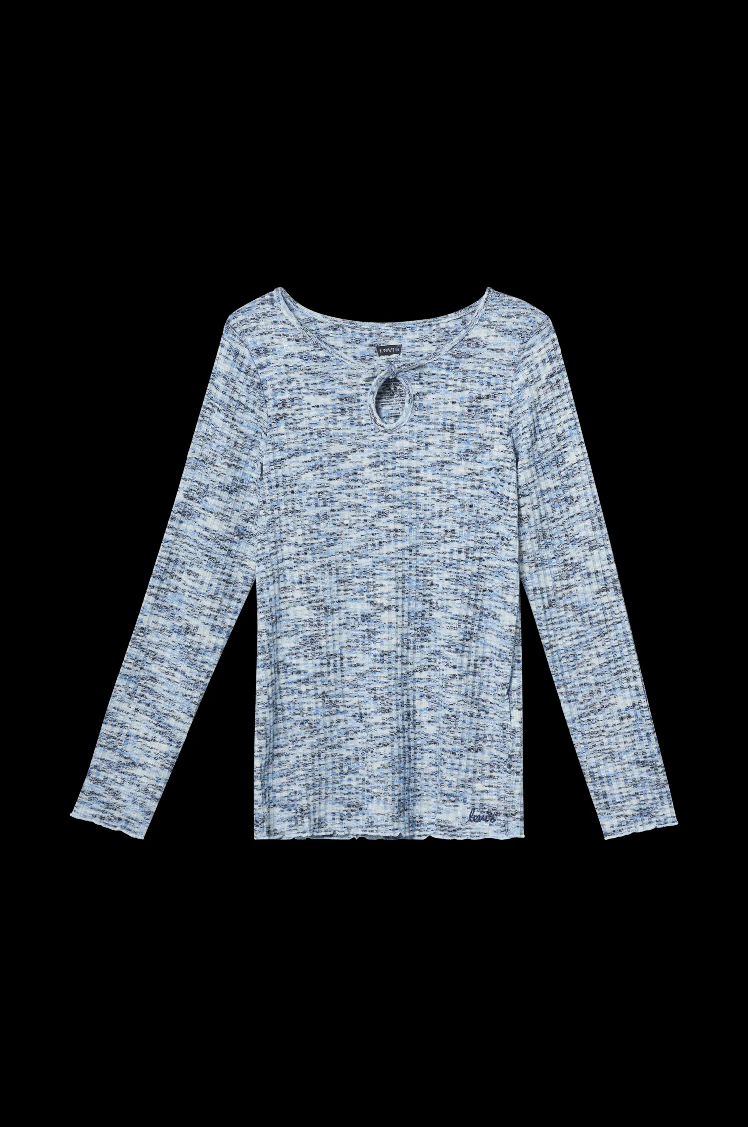 Levi's Topp Lvg Space Dye Ls Knit Top Cheap