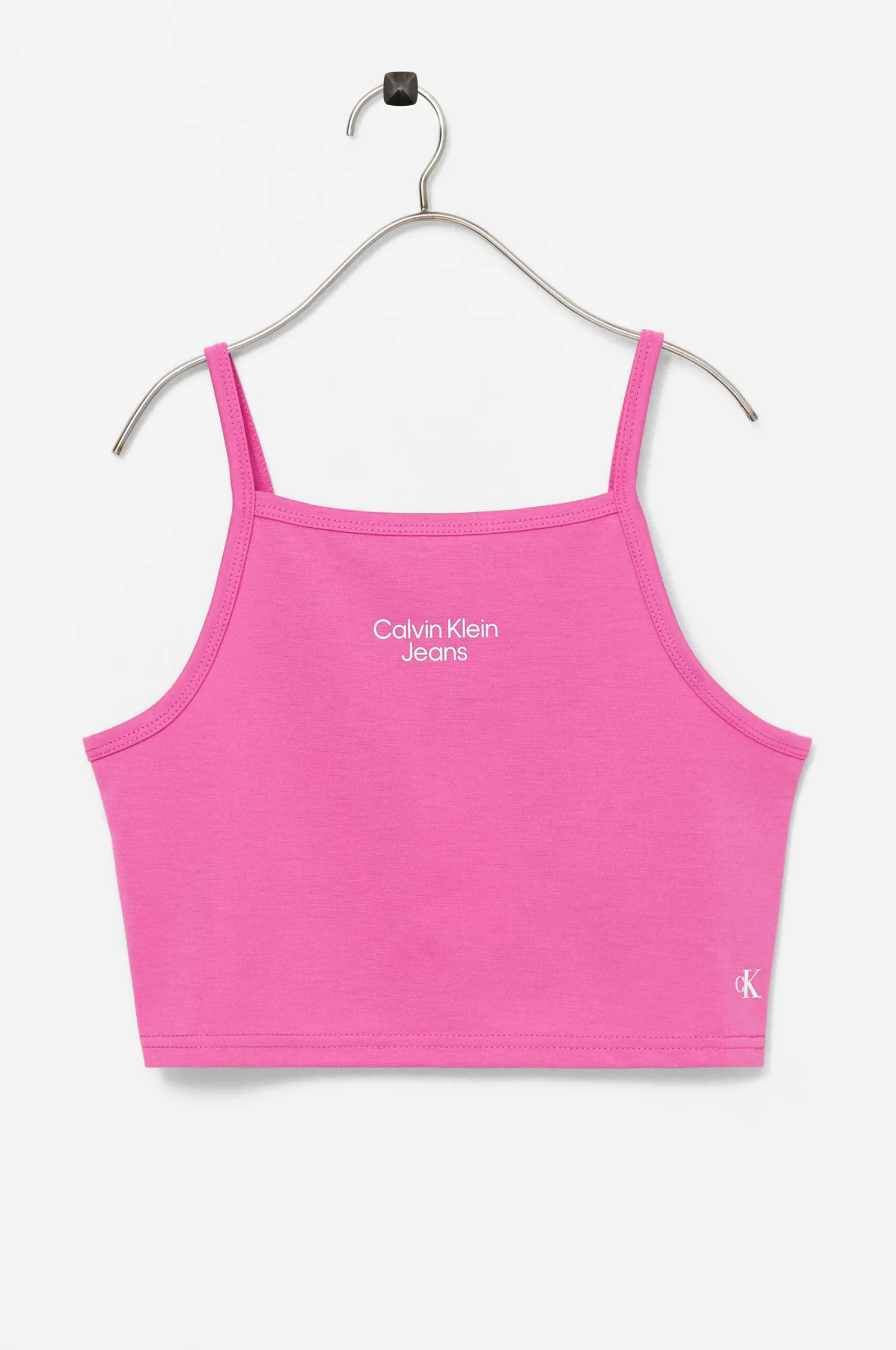 Calvin Klein Topp Stacked Logo Punto Strap Top Fashion
