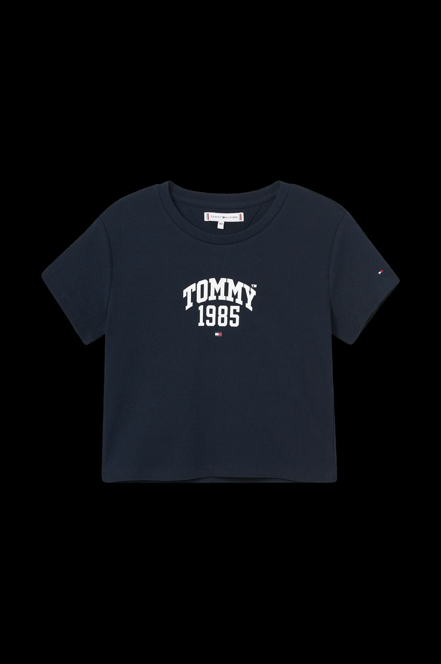 Tommy Hilfiger Topp Tommy Varsity Rib Top S/S Hot