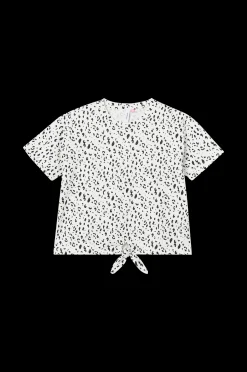 Vero Moda Topp Vmalma Ss Knot Top Jrs Girl Hot