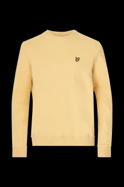 Lyle & Scott Troja Sand Wash Pique Crew Neck Fashion