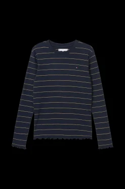 Tommy Hilfiger Troja Stripe Rib Knit Top New