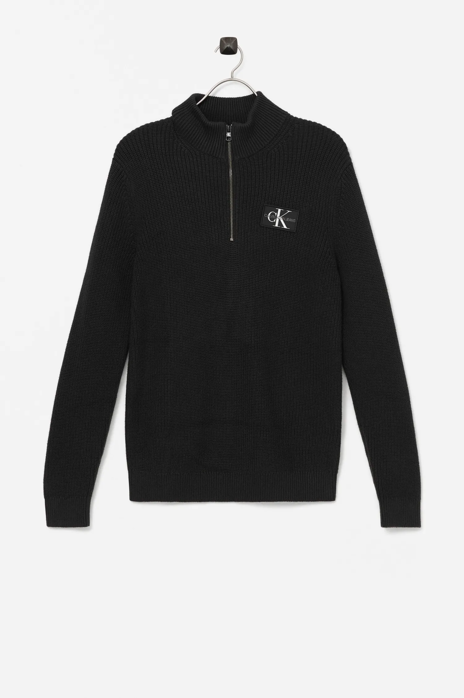 Calvin Klein Troja Zip Up Badge Sweater Best Sale