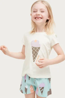 Ellos T-Shirt + Shorts Malva Outlet