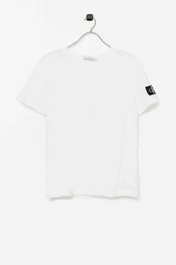 Calvin Klein T-Shirt Badge Rib Fitted Top Fashion