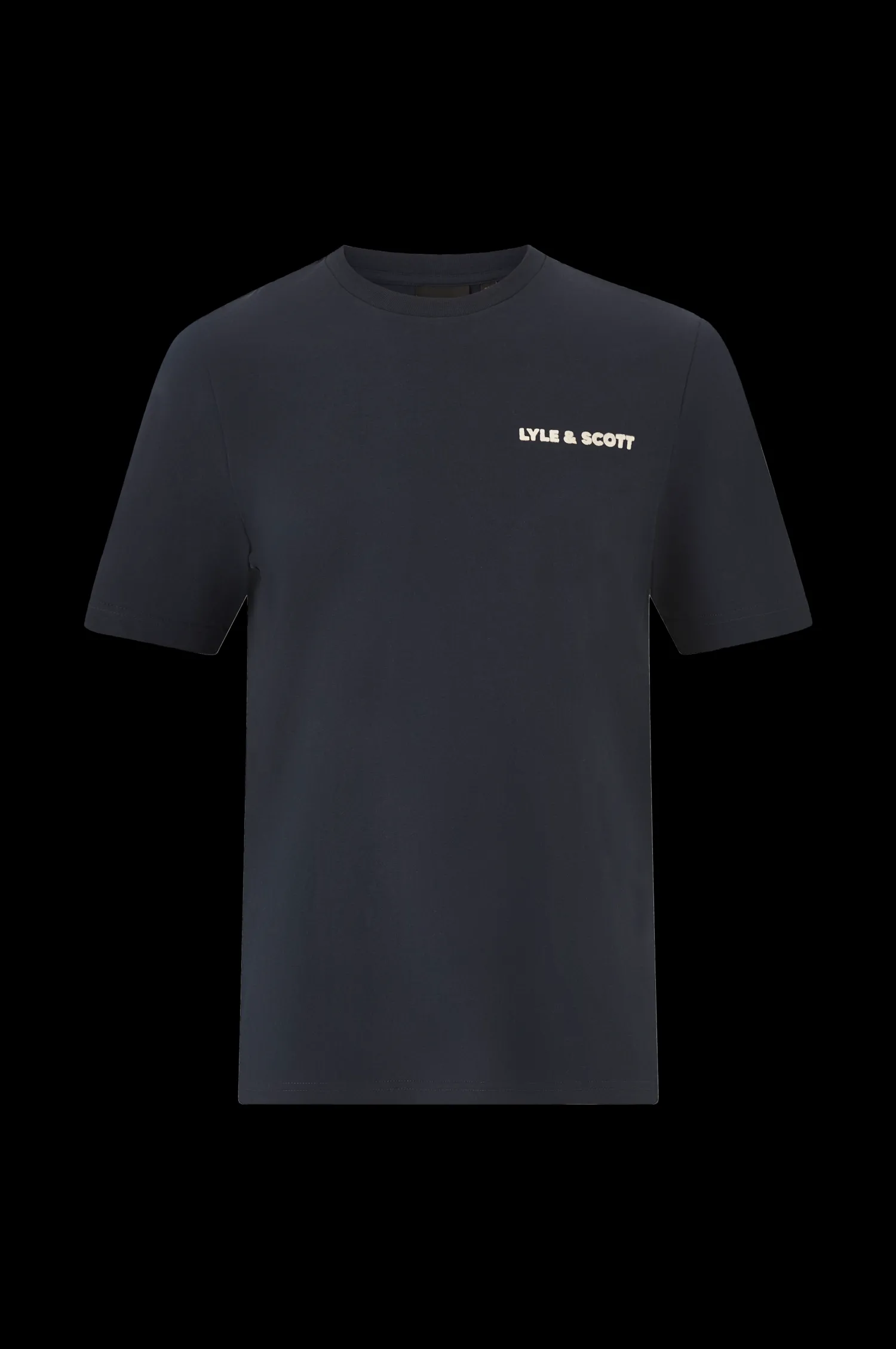 Lyle & Scott T-Shirt Flocked Logo Fashion