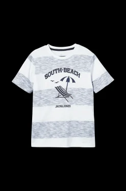 Jack & Jones T-Shirt Jjsummer Stripe Tee Ss Crew Cheap