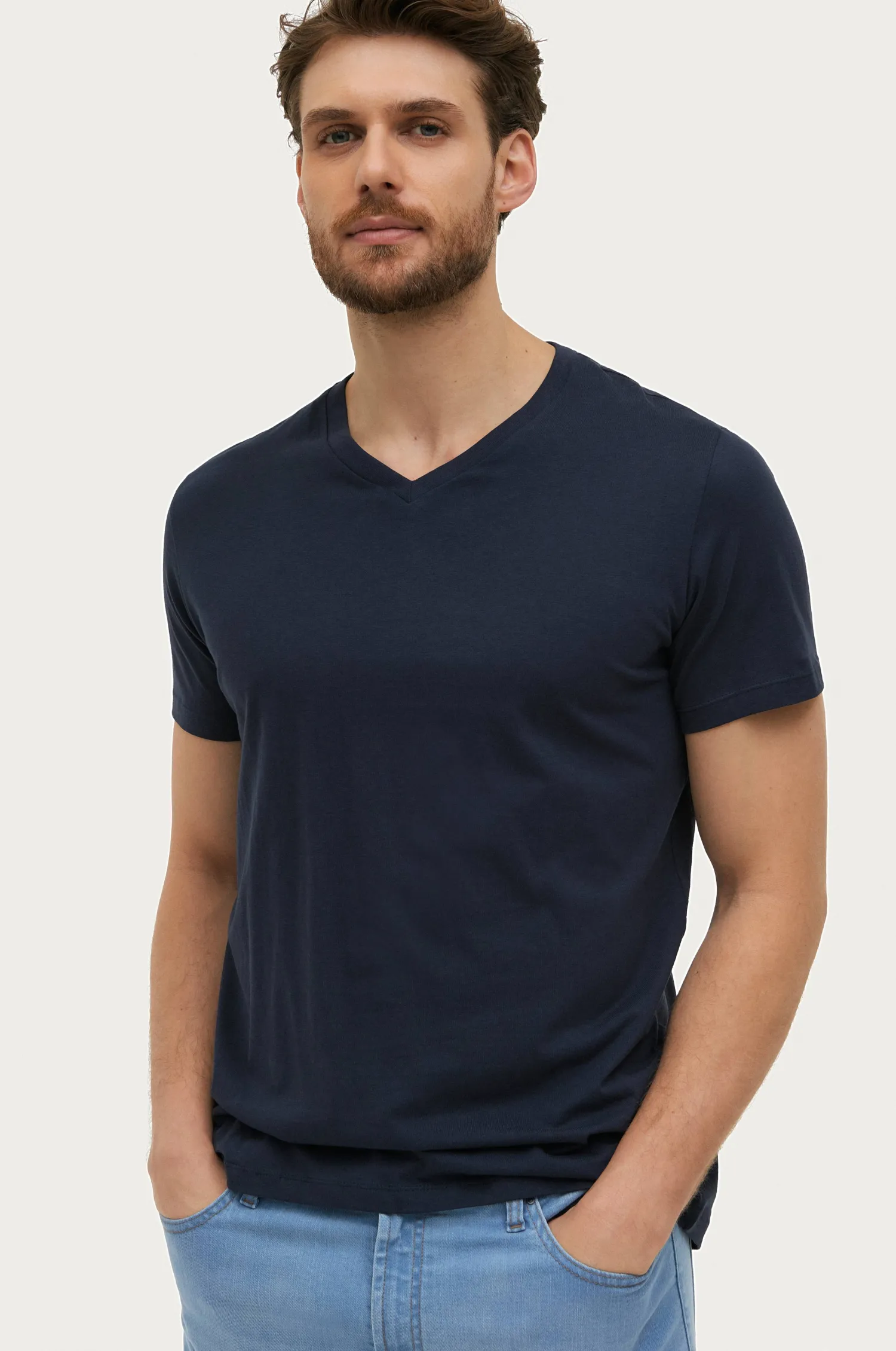 Ellos T-Shirt Karl V-Neck Flash Sale