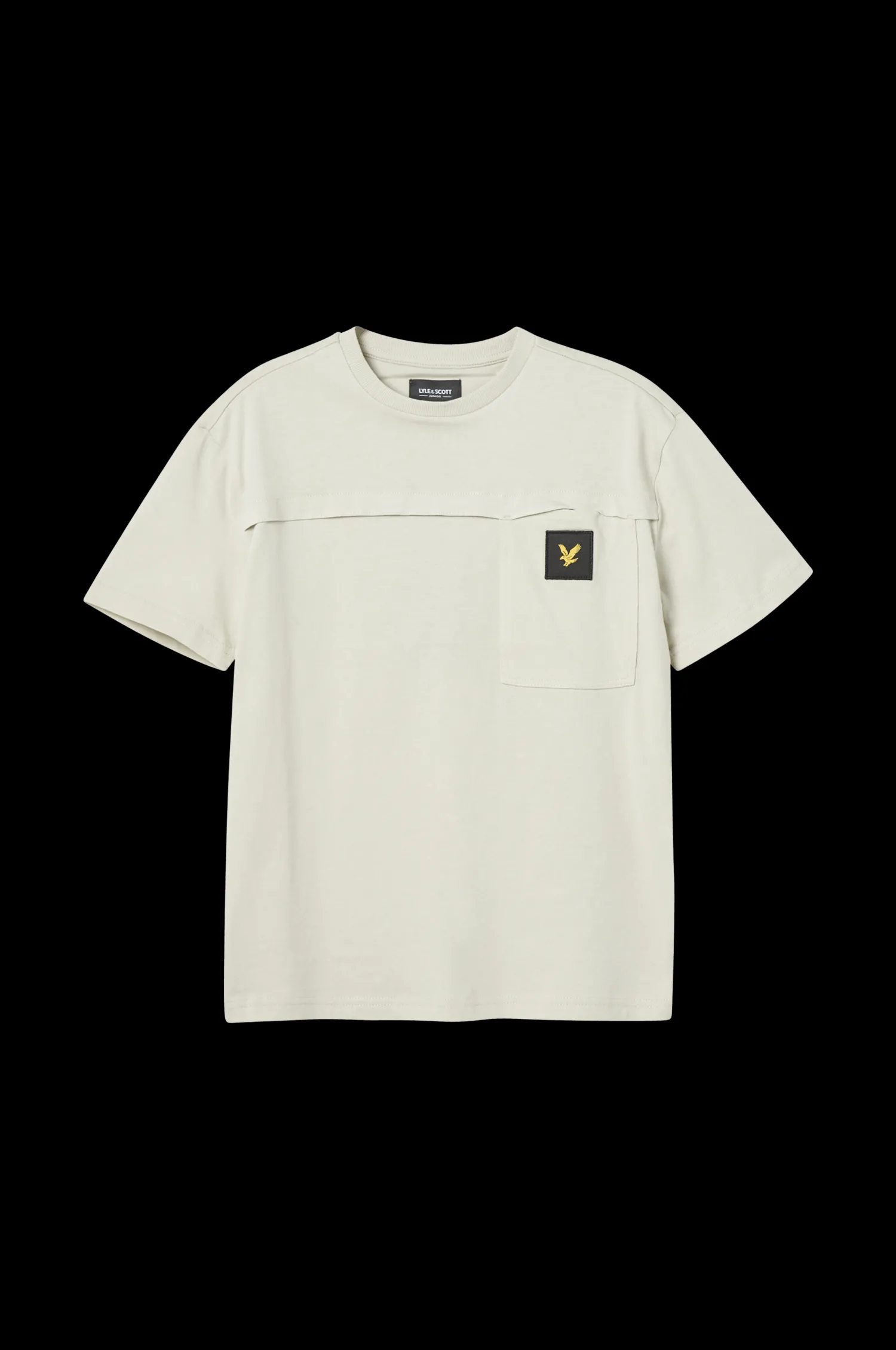 Lyle & Scott T-Shirt Oversized Panelled Pocket Tee Shop