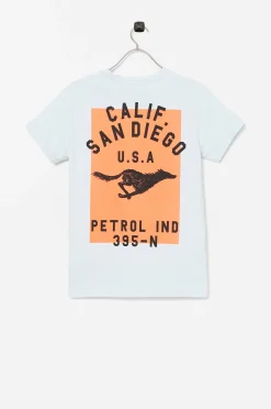 Petrol T-Shirt Ss R-Neck Fashion