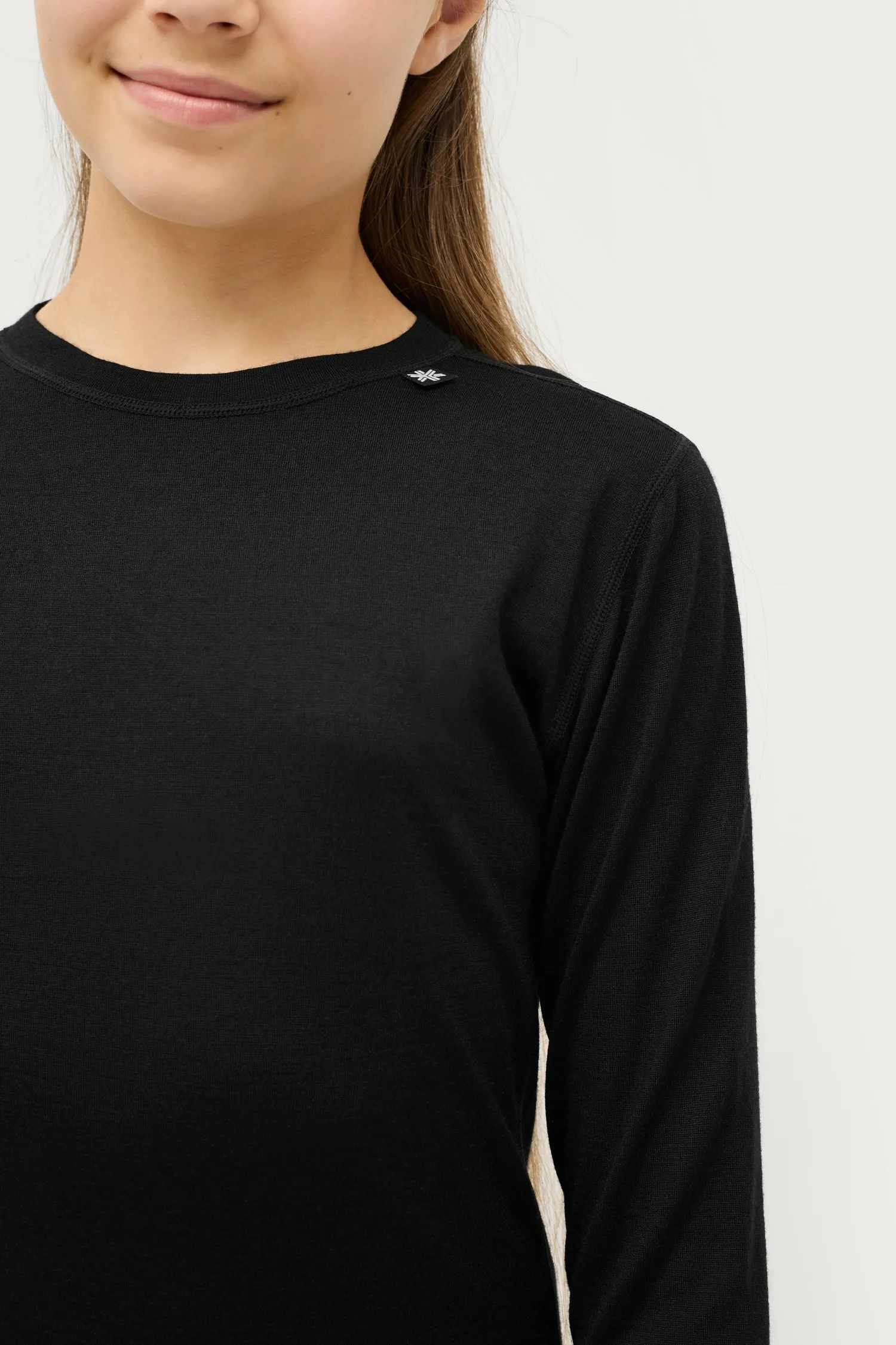 Áhkká Understallstroja Merino Wool Uw Ls Tee Kids Flash Sale