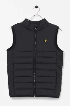 Lyle & Scott Vast Leightweight Panel Gilet Black Hot