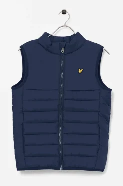 Lyle & Scott Vast Leightweight Panel Gilet Black Discount