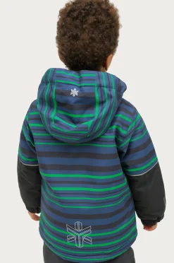 Áhkká Vinterjacka Ahkka Striped Jacket Mr Fashion
