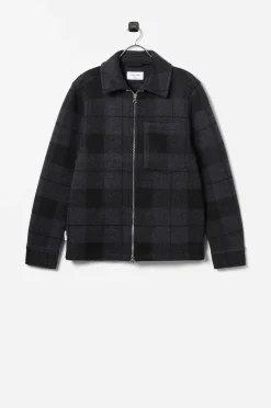 Studio Total Zip Check Overshirt Outlet